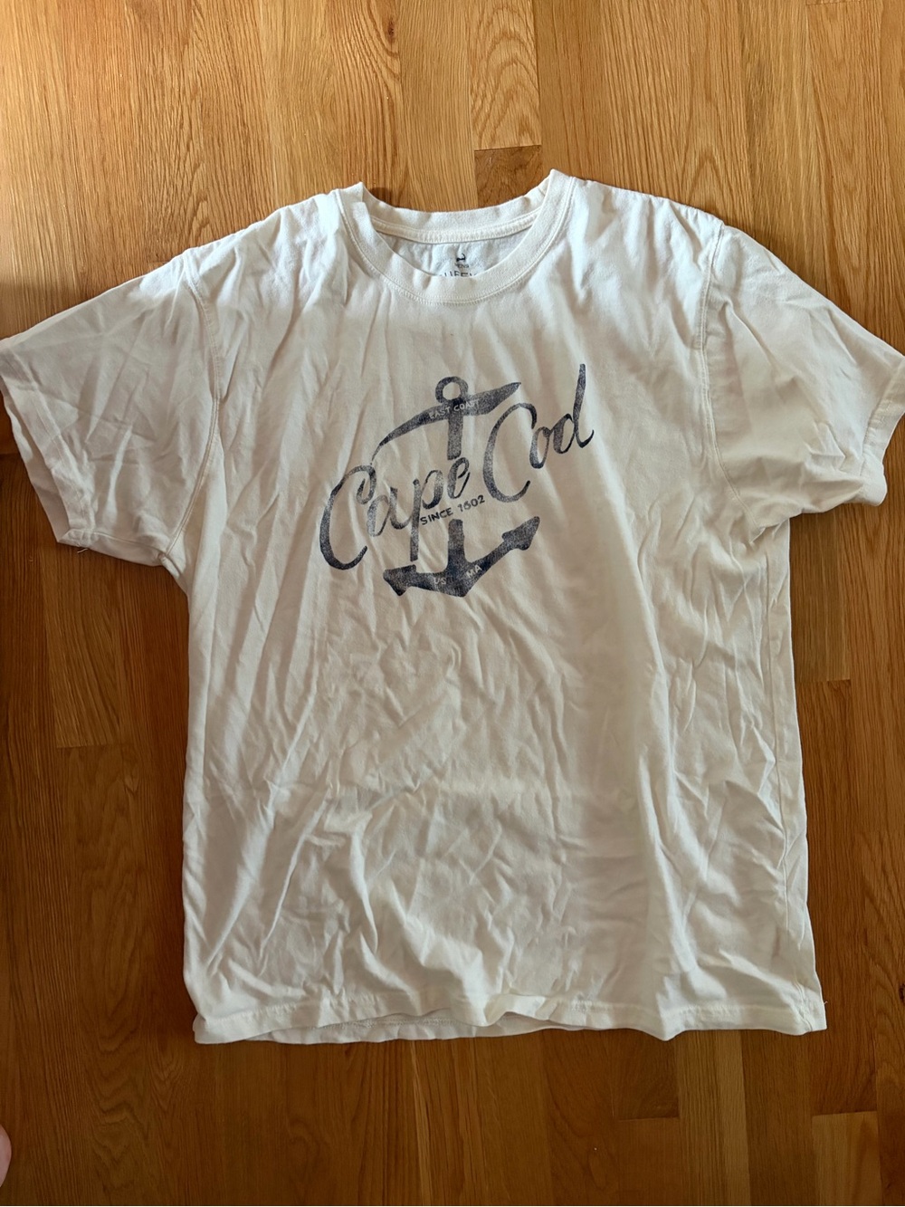 Cape Cod Anchor Graphic Tee - White
